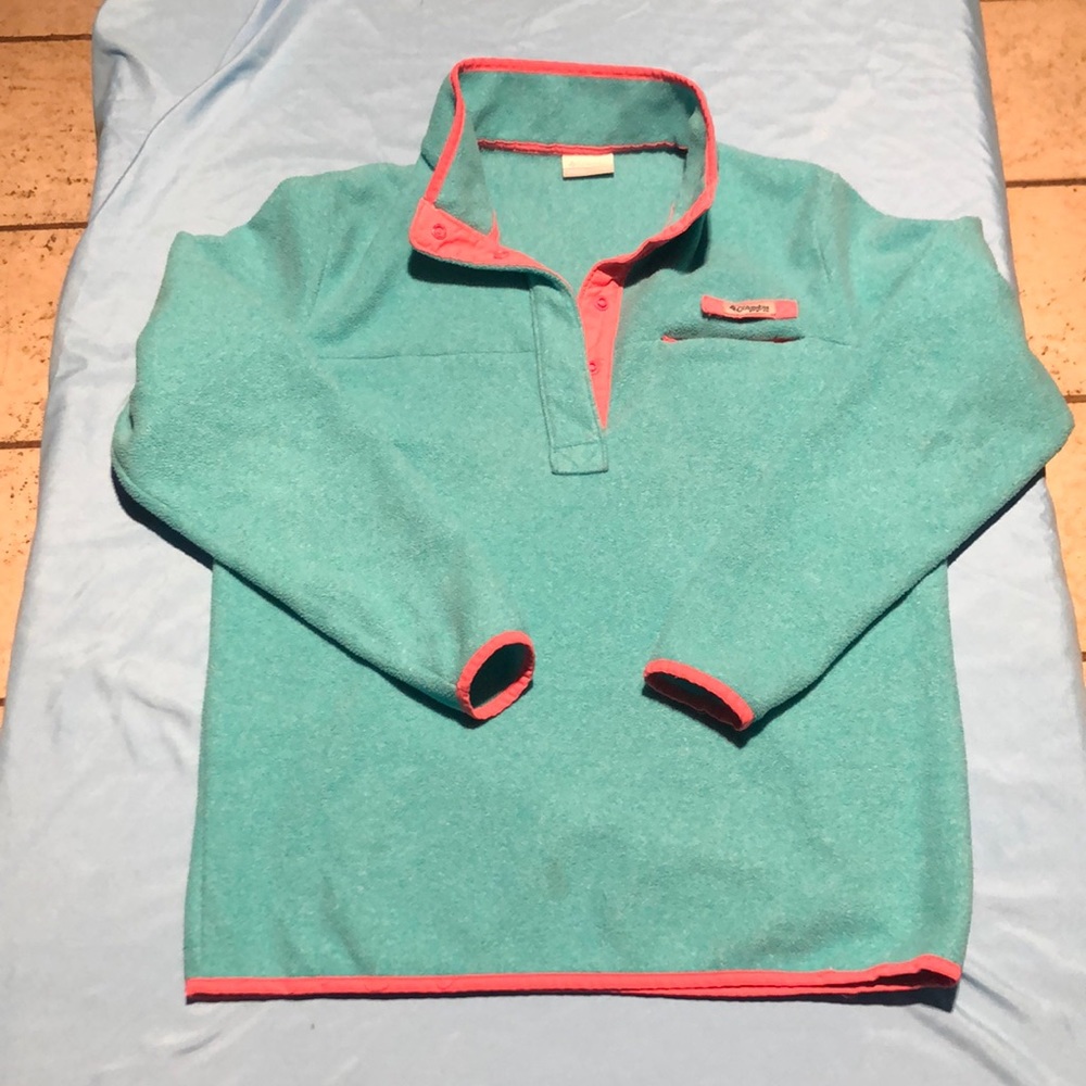 ⭐️⬇️ Columbia PFG Women’s Fleece Zip-Up Pullover Jacket